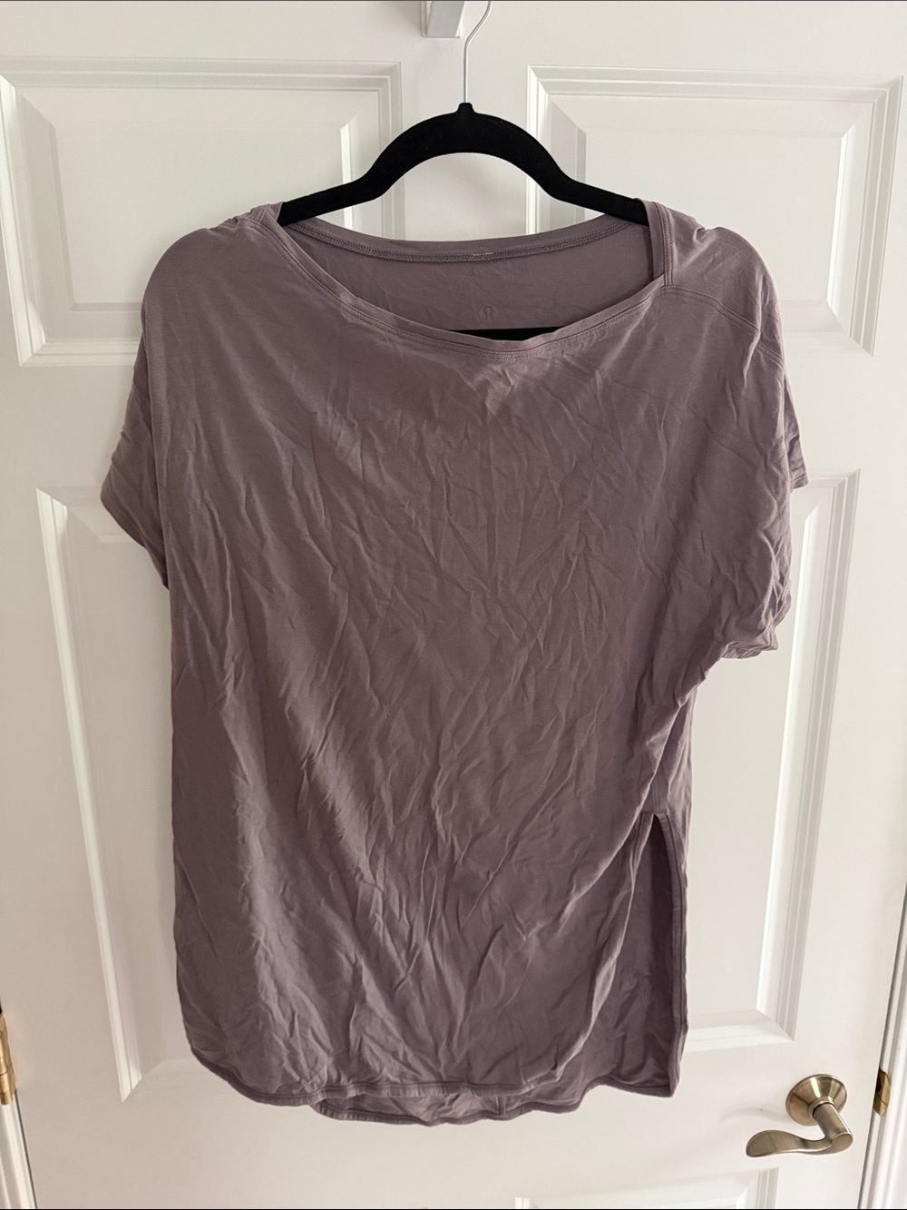 Lulu Women’s Relaxed Short-Sleeve Top in Dusty Mauve